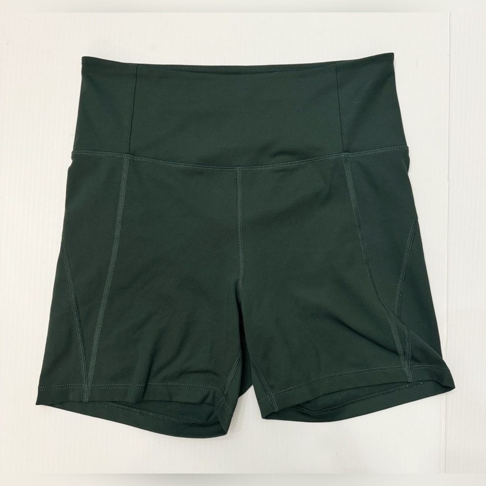 Girlfriend Collective High Waisted Run Short - Moss - M